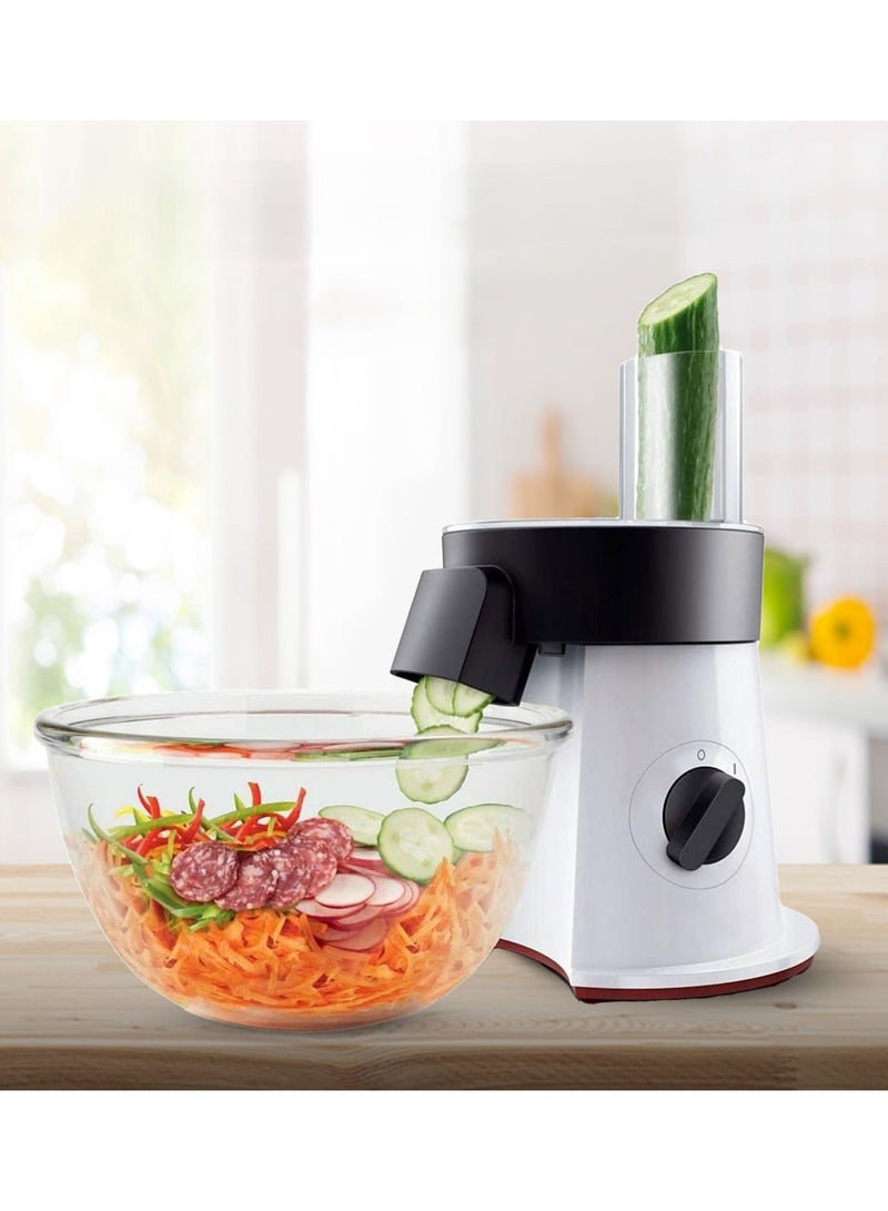 ال سي قطاعة خضار بعدة شفرات للتقطيع والبشر والفرم 200 واط - Image 1